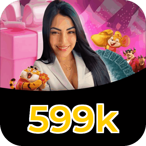 Interface do aplicativo 599k mostrando jogos disponíveis no iOS e Android